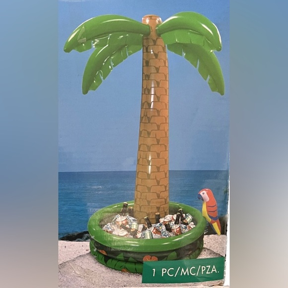 Jumbo Inflatable Palm Tree Cooler - Picture 1 of 2